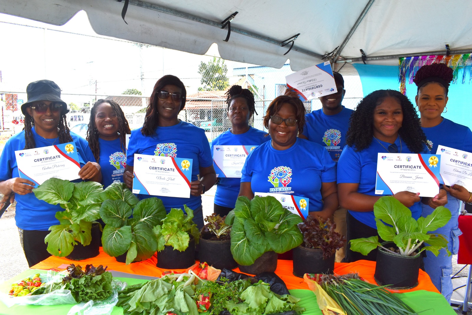 Hydroponic graduates showcase